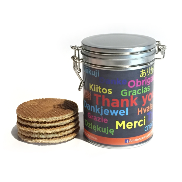 Stroopwafelblik - Bedankt