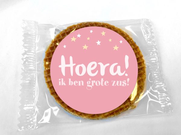 Geboorte traktatie kant en klaar- baby zusje /  grote zus - Afbeelding 2