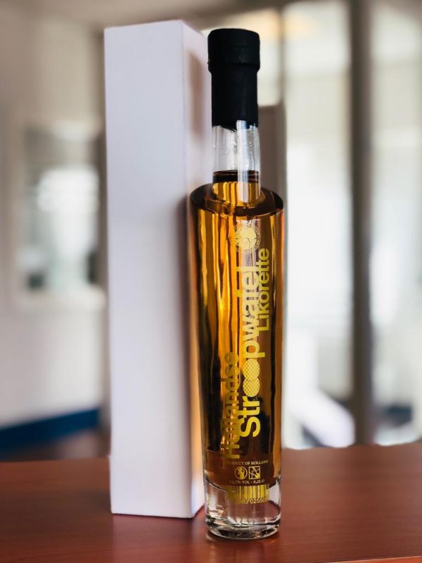 Stroopwafel likeur (200ml) in gepersonaliseerde geschenkverpakking - Afbeelding 2